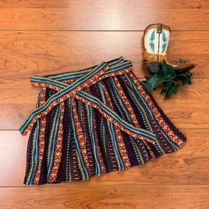 Forever 21 Multi Colored Mini Skirt